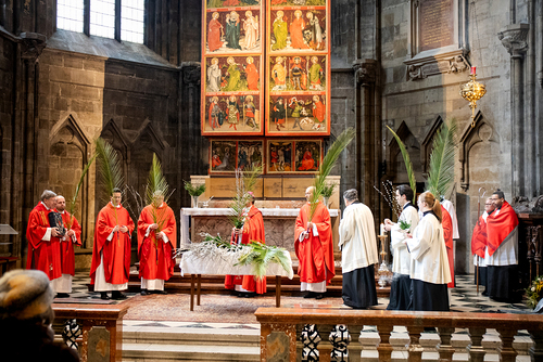 Palmsonntag im Stephansdom